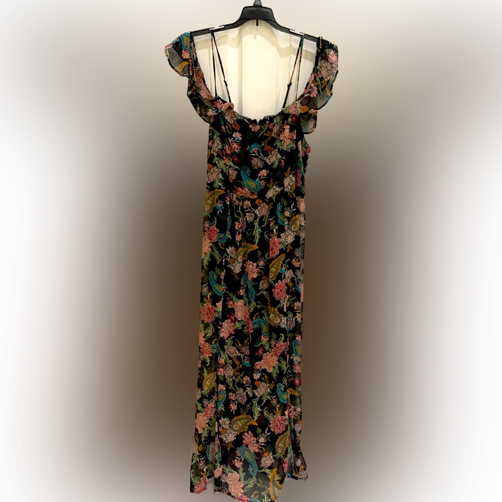 Womens sheer off the shoulder dress